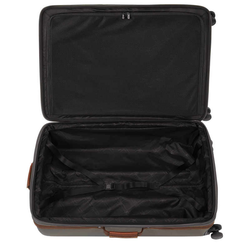 Longchamp | Boxford XL Suitcase Brown - Recycled canvas | Brown