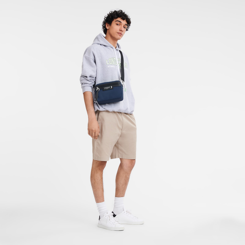 Longchamp | Le Pliage Energy S Camera bag Navy - Recycled canvas | Navy