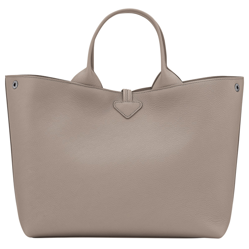 Longchamp | Le Roseau L Handbag Clay - Leather | Clay