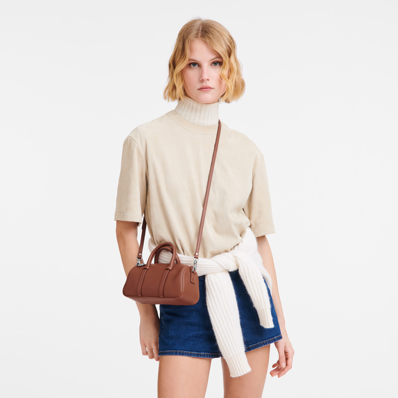 Longchamp | Daylong S Handbag Cognac - Leather | Cognac