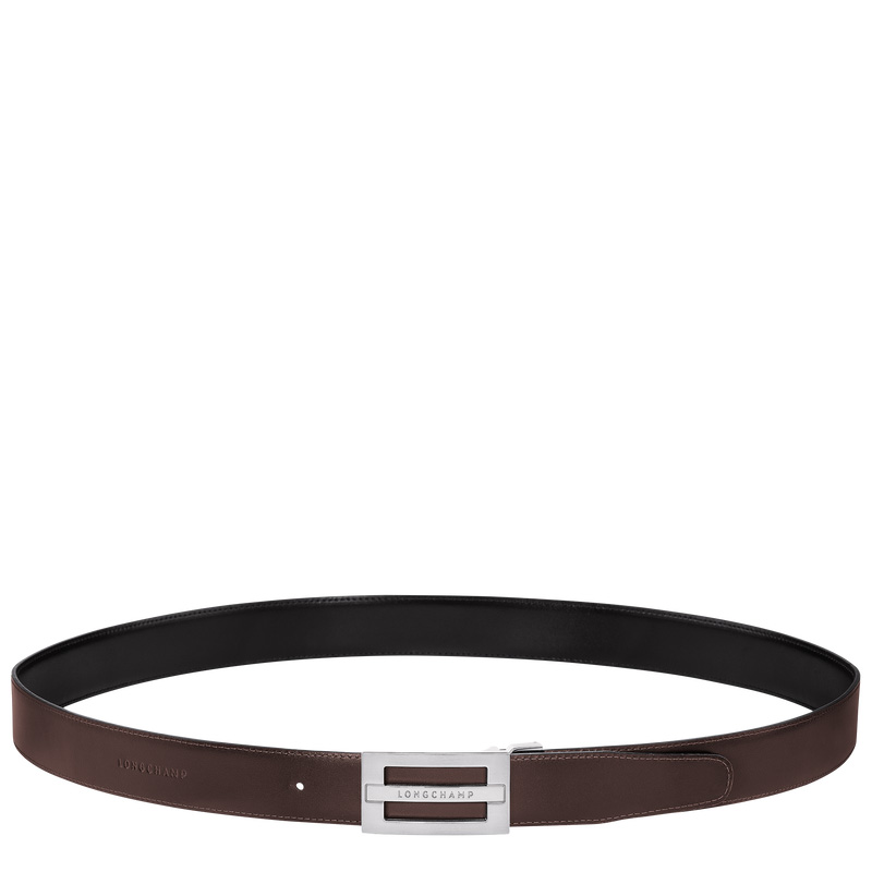 Longchamp | Delta Box Black/Mocha - Leather | Black/Mocha