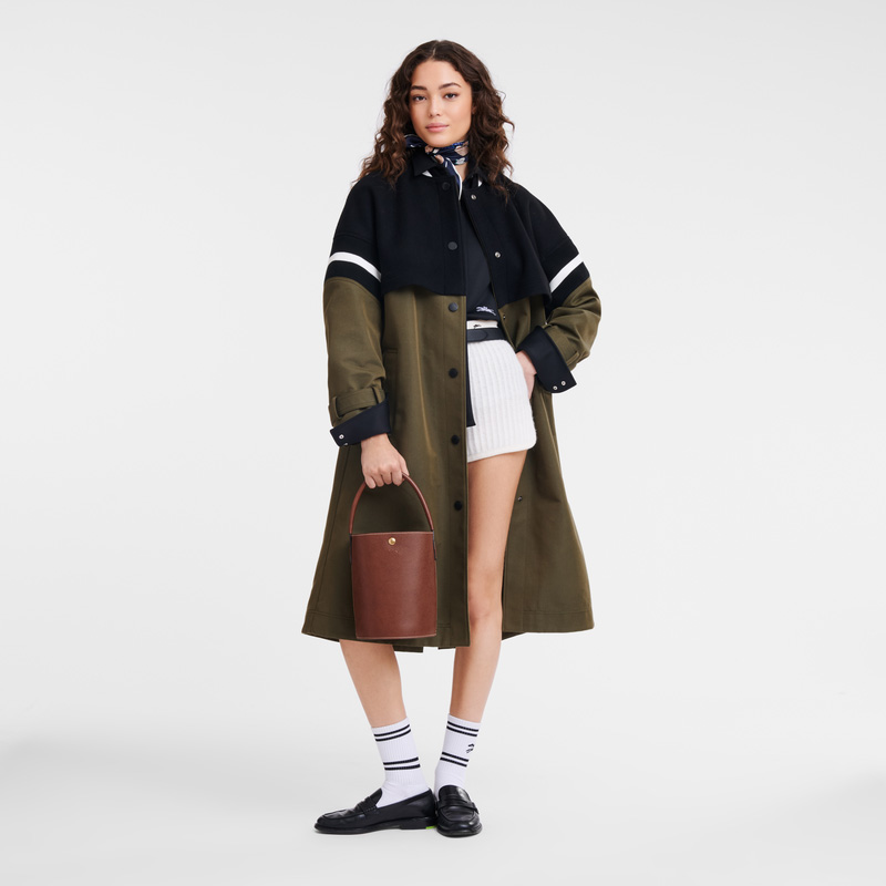 Longchamp | Épure S Bucket bag Brown - Leather | Brown