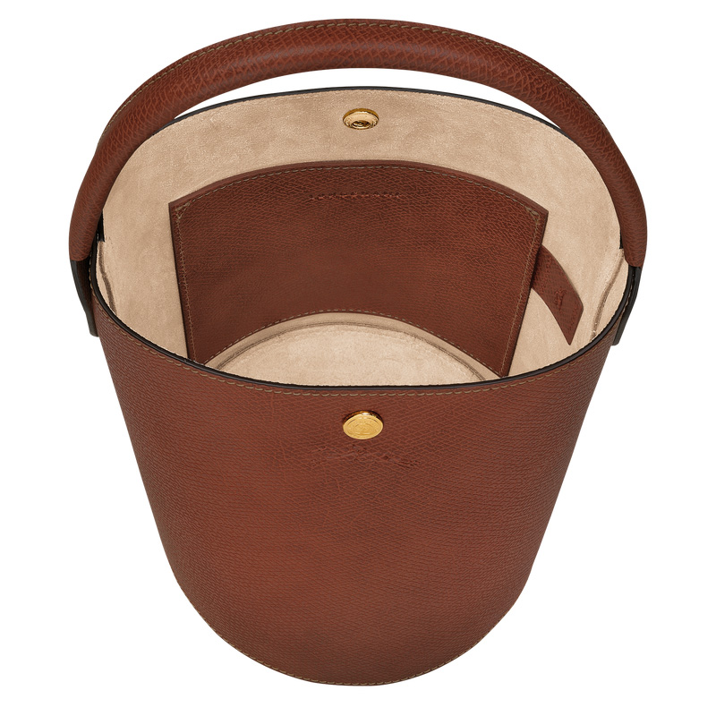 Longchamp | Épure S Bucket bag Brown - Leather | Brown