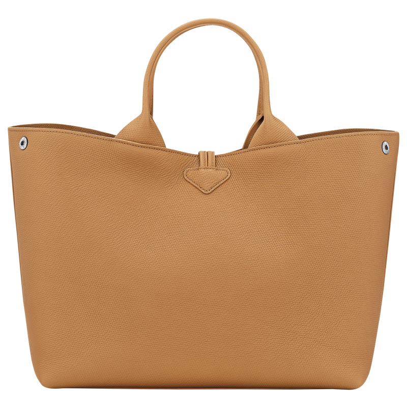 Longchamp | Le Roseau L Handbag Walnut - Leather | Walnut