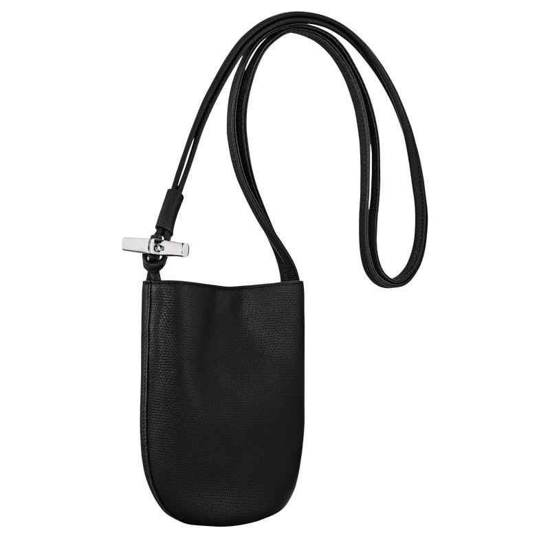 Longchamp | Le Roseau S Crossbody bag Black - Leather | Black