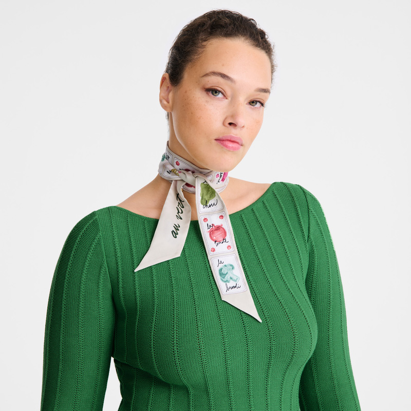 Longchamp | Pink and Green Headband Paper - OTHER | Paper