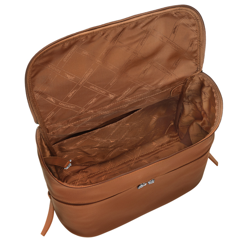 Longchamp | Le Foulonné Backpack Caramel - Leather | Caramel