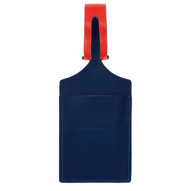 Longchamp | LGP Travel Luggage tag Blue - Leather | Blue