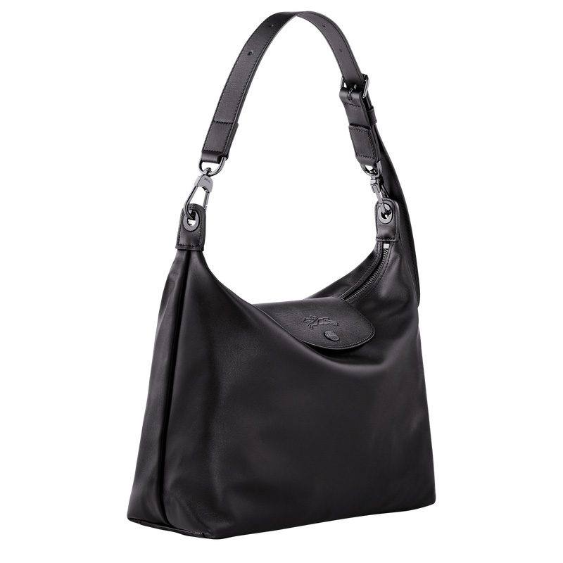 Longchamp | Le Pliage Xtra M Hobo bag Black - Leather | Black