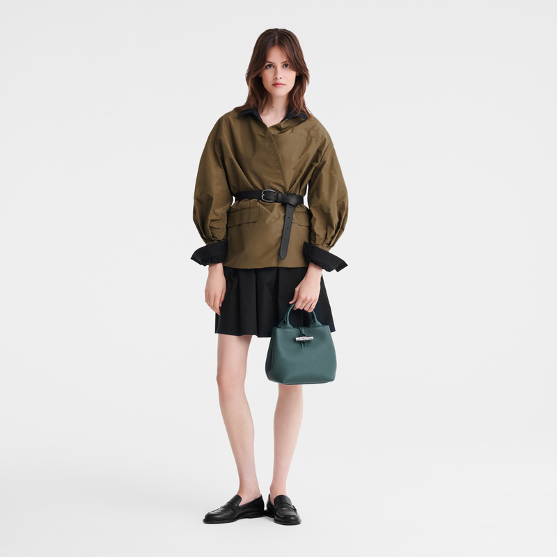 Longchamp | Le Roseau S Handbag Cedar - Leather | Cedar