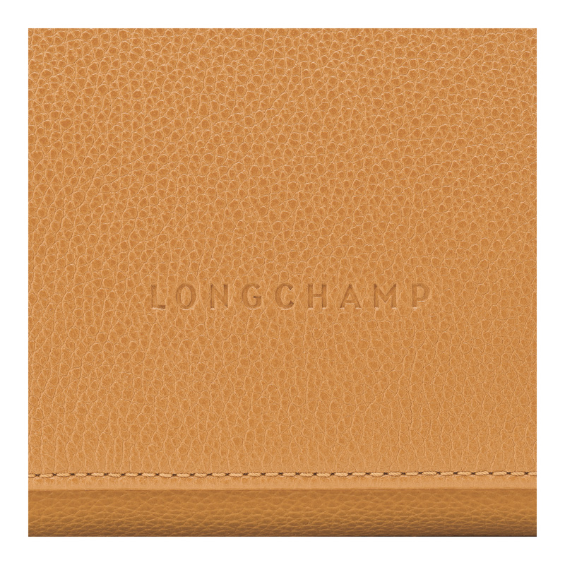 Longchamp | Le Foulonné M Crossbody bag Walnut - Leather | Walnut