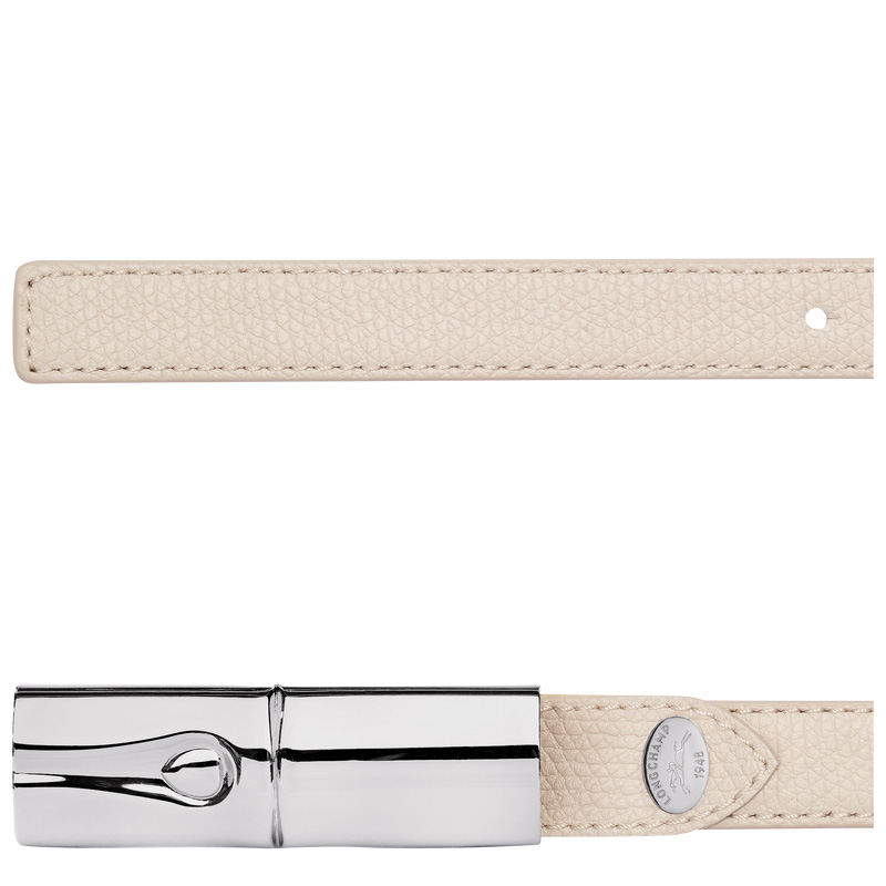 Longchamp | Le Roseau Ladies' belt Paper - Leather | Paper