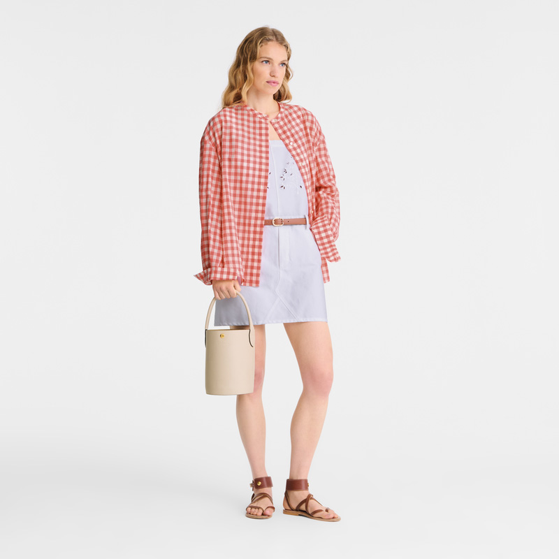 Longchamp | Épure S Bucket bag Paper - Leather | Paper