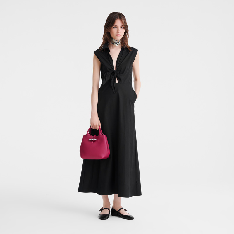 Longchamp | Le Roseau S Handbag Beetroot - Leather | Beetroot