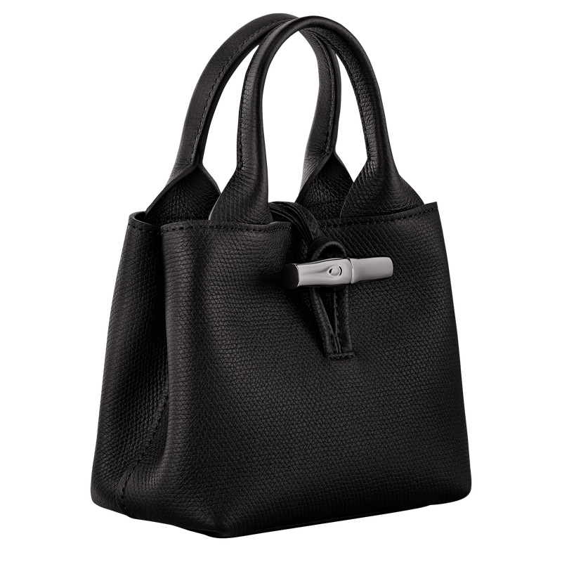 Longchamp | Le Roseau XS Handbag Black - Leather | Black