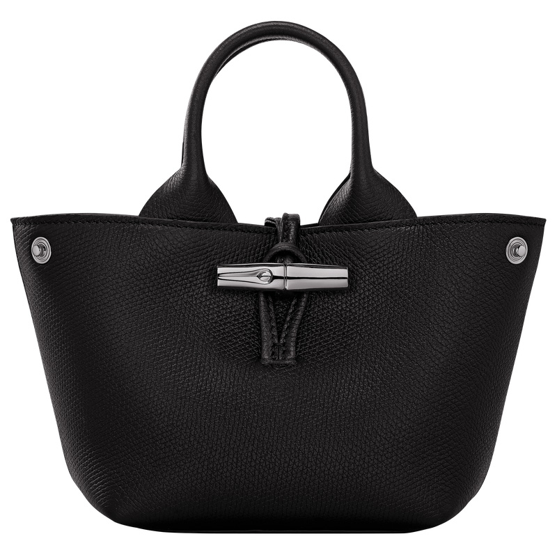 Longchamp | Le Roseau XS Handbag Black - Leather | Black
