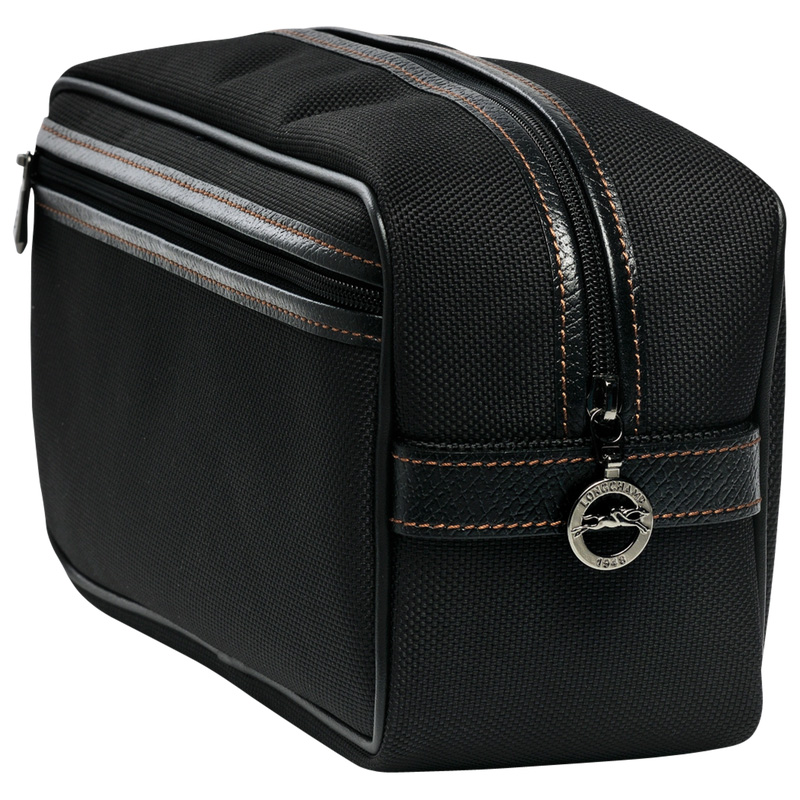 Longchamp | Boxford Toiletry case Black - Recycled canvas | Black