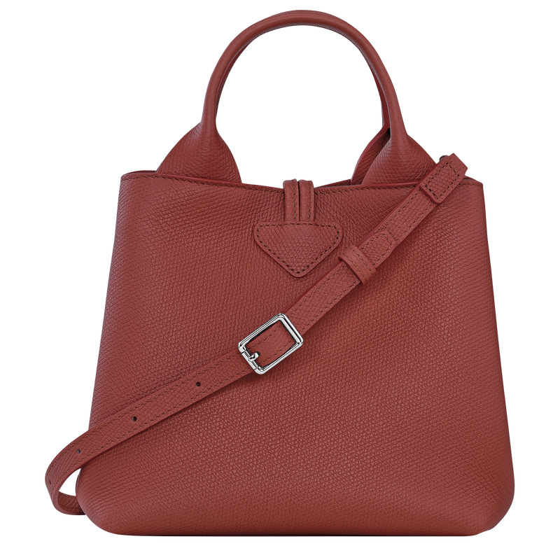 Longchamp | Le Roseau S Handbag Chestnut - Leather | Chestnut