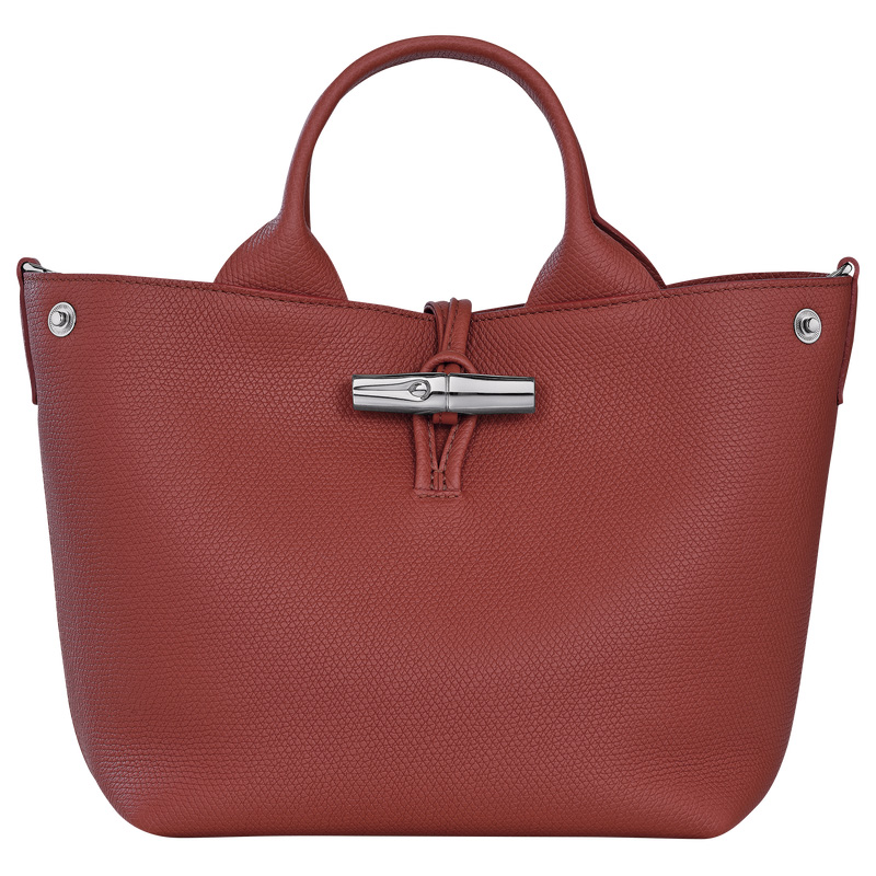 Longchamp | Le Roseau S Handbag Chestnut - Leather | Chestnut