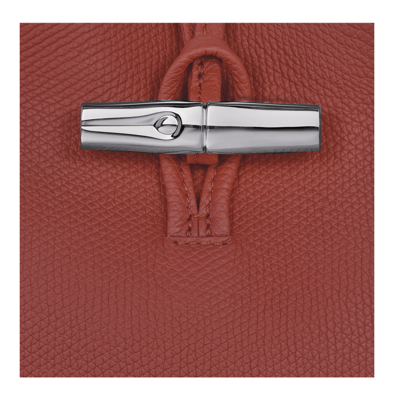 Longchamp | Le Roseau S Handbag Chestnut - Leather | Chestnut