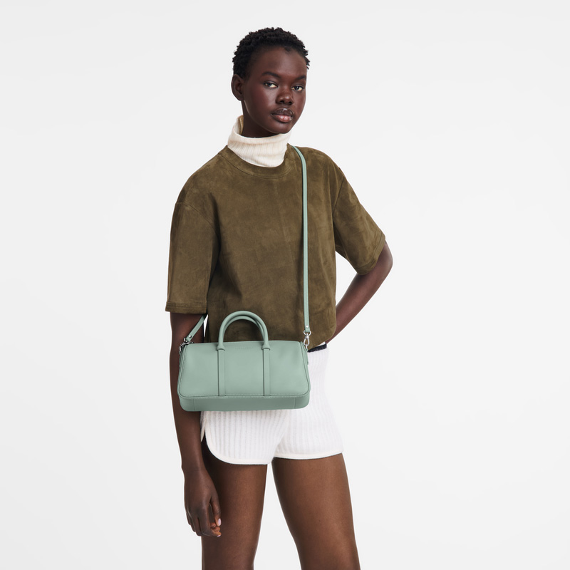 Longchamp | Daylong M Handbag Celadon - Leather | Celadon