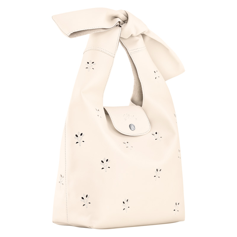 Longchamp | Le Pliage Xtra M Shoulder bag Ecru - Leather | Ecru