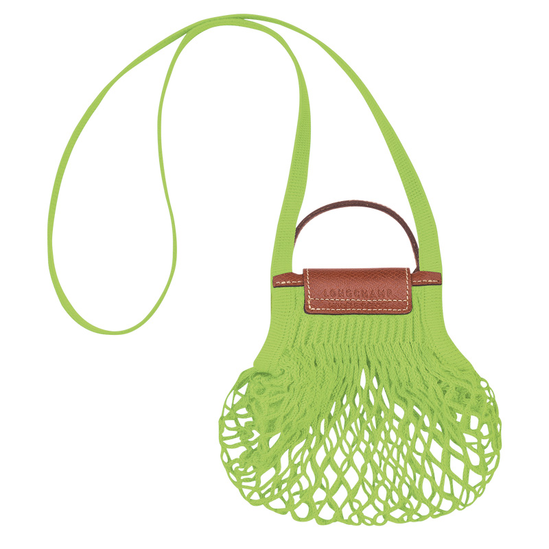 Longchamp | Le Pliage Filet XS Mesh bag Green Light - Canvas | Green Light
