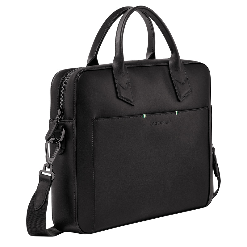 Longchamp | sur Seine Briefcase Black - Leather | Black
