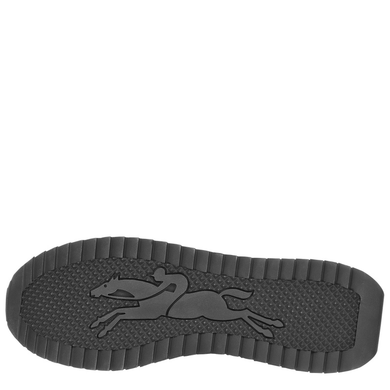 Longchamp | Le Pliage Collection Sneakers Ecru - Leather | Ecru
