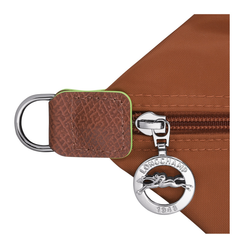 Longchamp | Le Pliage Green Travel bag expandable Cognac - Recycled canvas | Cognac