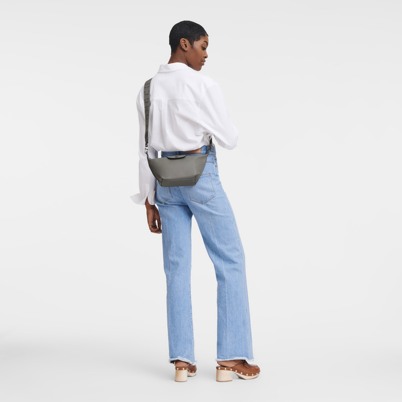 Longchamp | Le Pliage Xtra XS Crossbody bag Turtledove - Leather | Turtledove