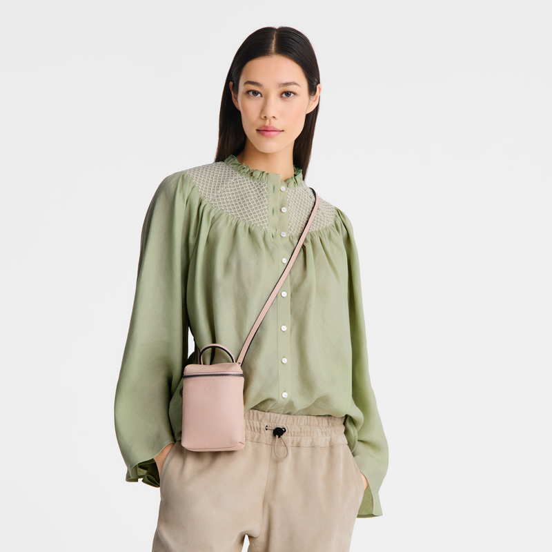 Longchamp | Le Pliage Xtra XS Crossbody bag Nude - Leather | Nude