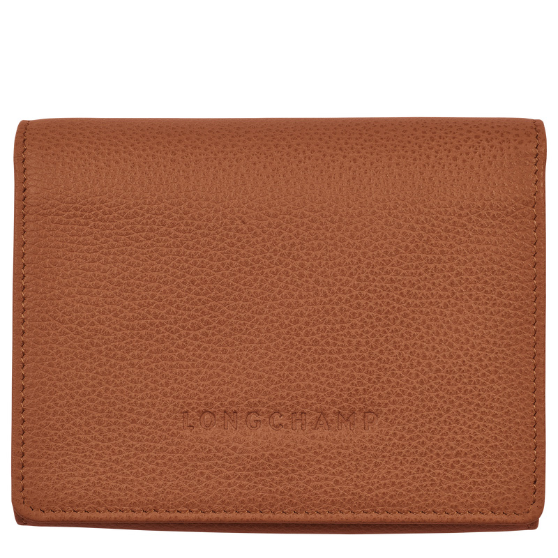 Longchamp | Le Foulonné Wallet Caramel - Leather | Caramel