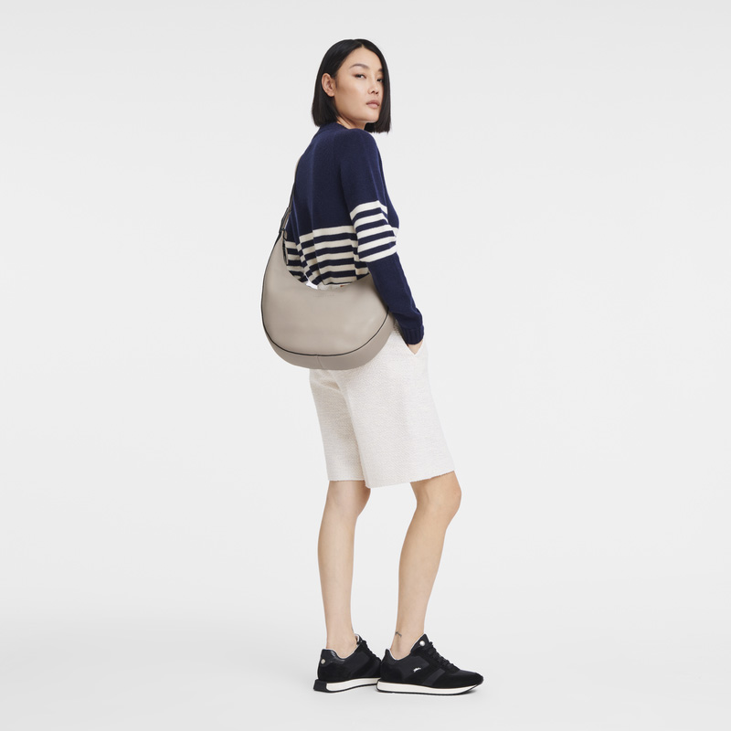 Longchamp | Le Roseau Essential L Crossbody bag Clay - Leather | Clay