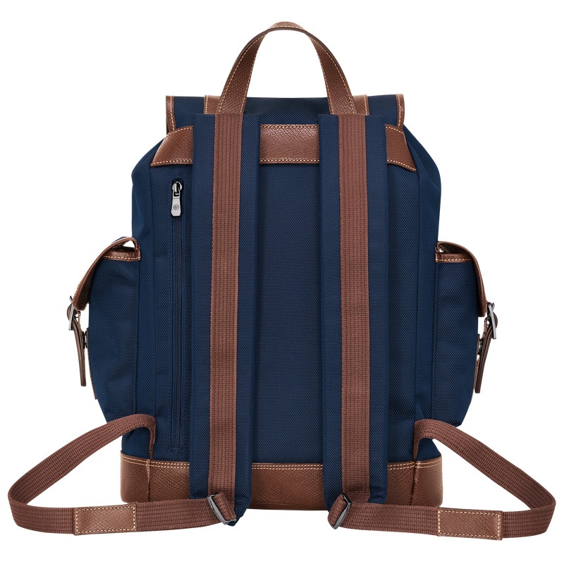 Longchamp | Boxford Backpack Blue - Recycled canvas | Blue