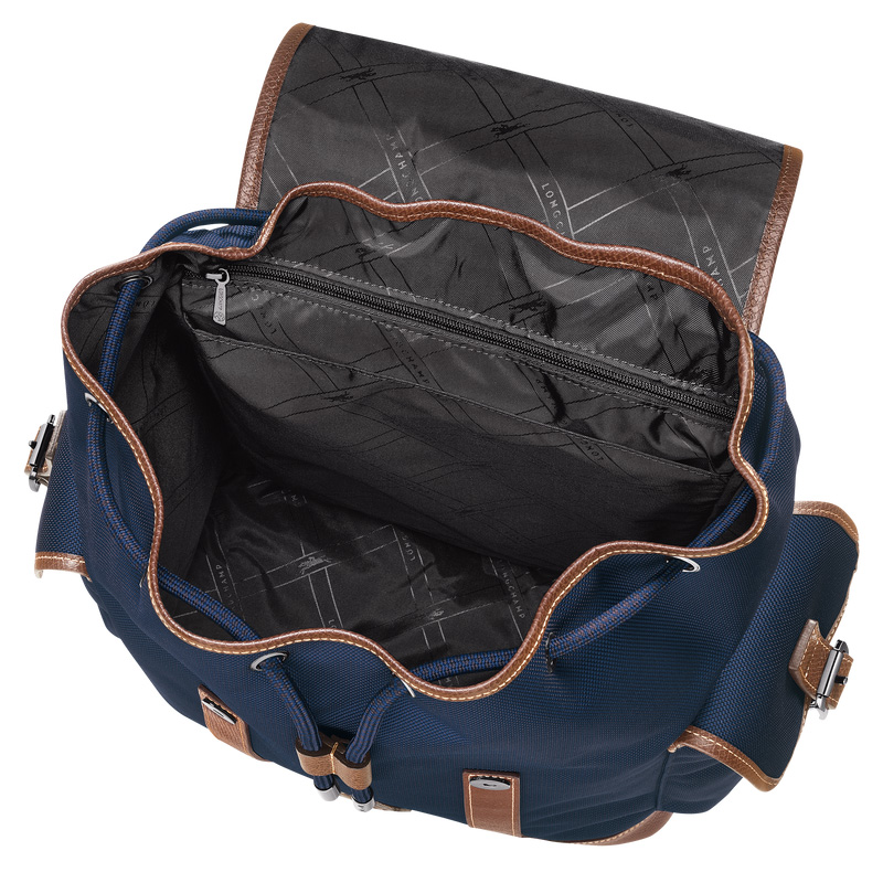 Longchamp | Boxford Backpack Blue - Recycled canvas | Blue
