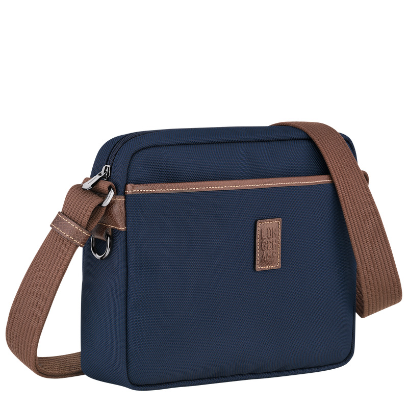 Longchamp | Boxford M Camera bag Blue - Recycled canvas | Blue