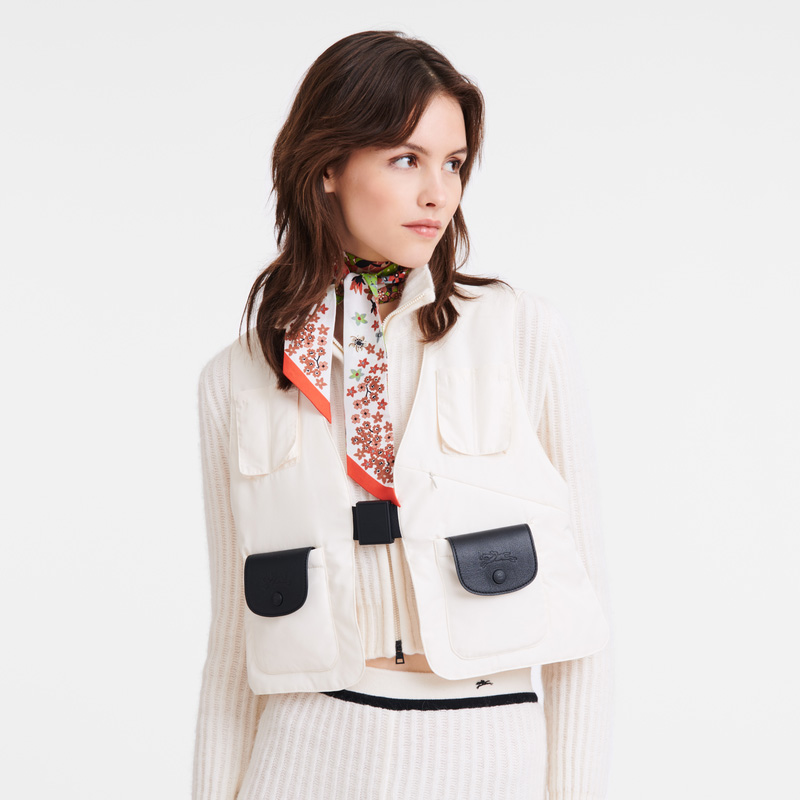Longchamp | Collier de fleurs Bandeau Paprika - Silk | Paprika
