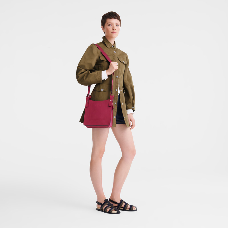 Longchamp | Le Foulonné S Crossbody bag Beetroot - Leather | Beetroot