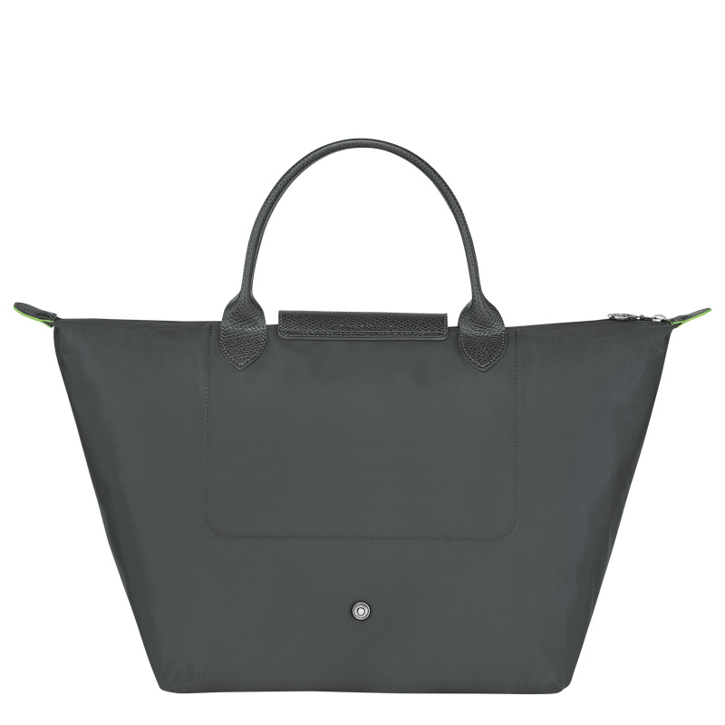 Longchamp | Le Pliage Green M Handbag Graphite - Recycled canvas | Graphite