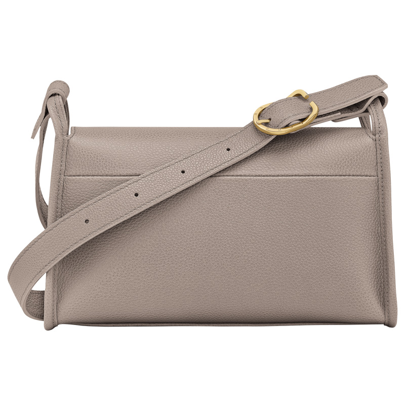 Longchamp | Le Foulonné M Crossbody bag Turtledove - Leather | Turtledove