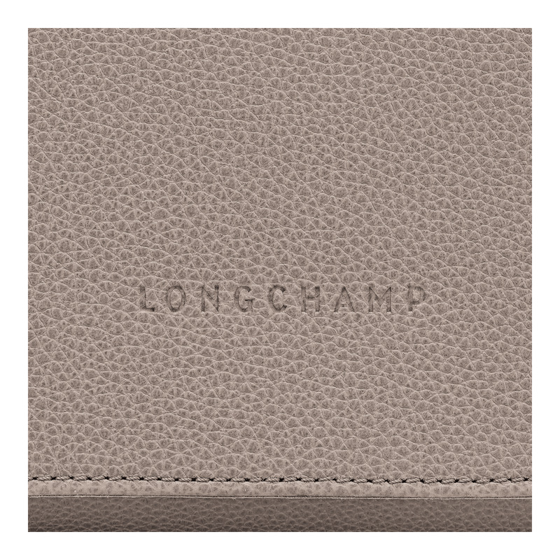 Longchamp | Le Foulonné M Crossbody bag Turtledove - Leather | Turtledove