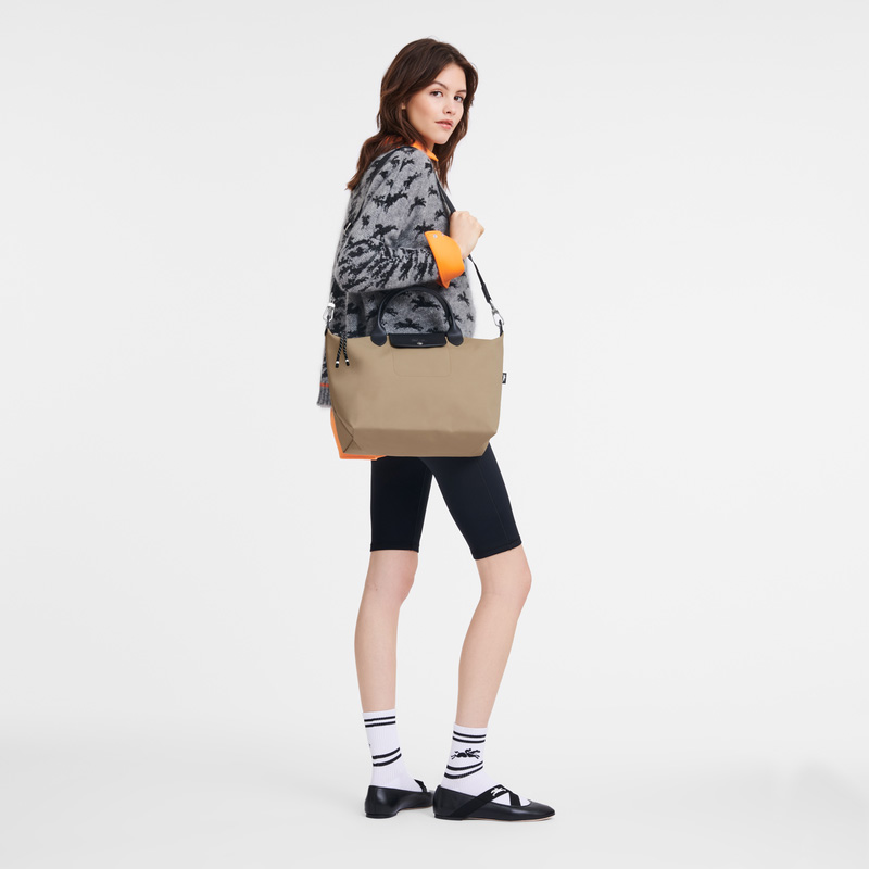 Longchamp | Le Pliage Energy L Handbag Clay - Recycled canvas | Clay