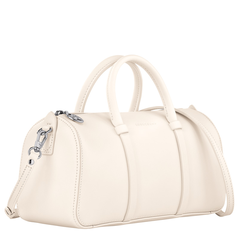 Longchamp | Daylong M Handbag Ecru - Leather | Ecru
