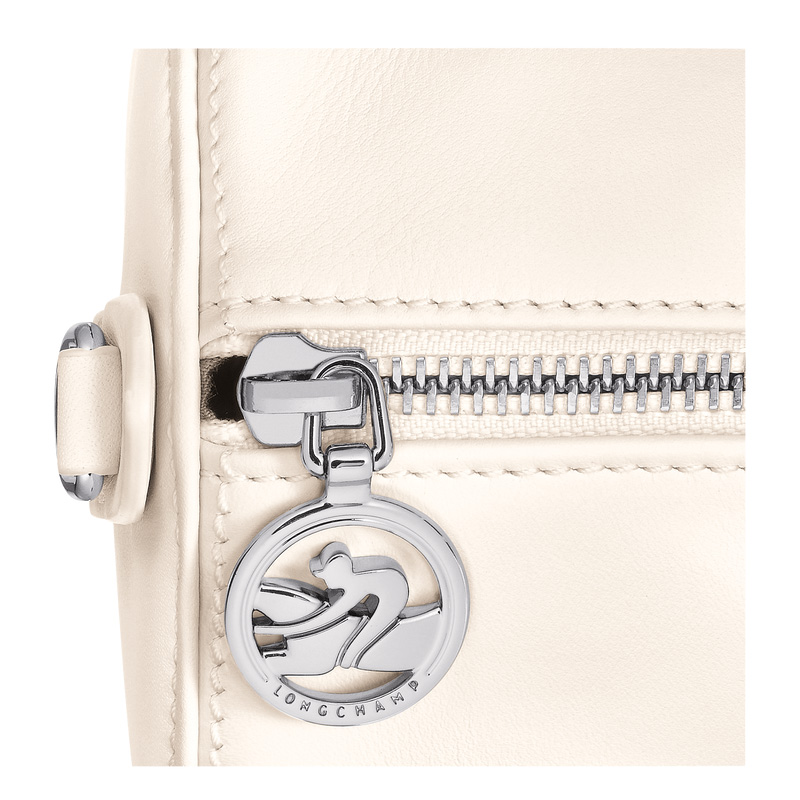 Longchamp | Daylong M Handbag Ecru - Leather | Ecru