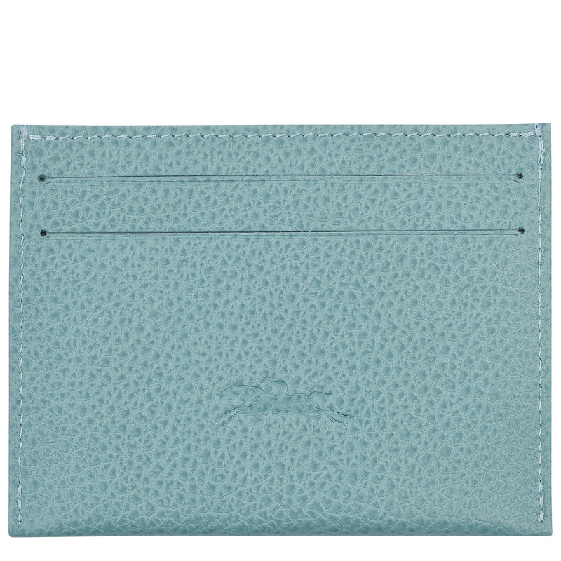Longchamp | Le Foulonné Card holder Eucalyptus - Leather | Eucalyptus