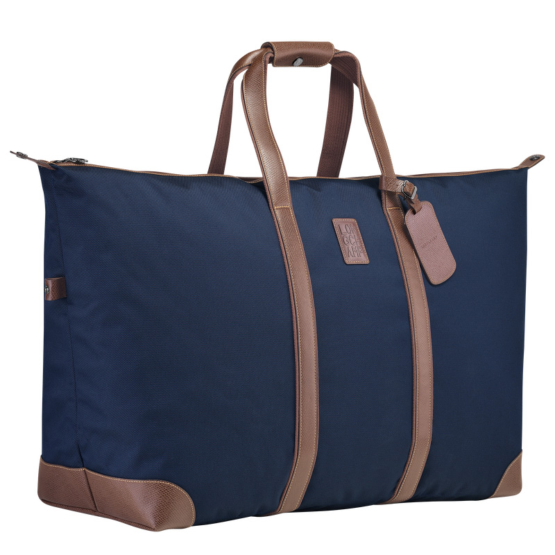 Longchamp | Boxford XL Travel bag Blue - Recycled canvas | Blue