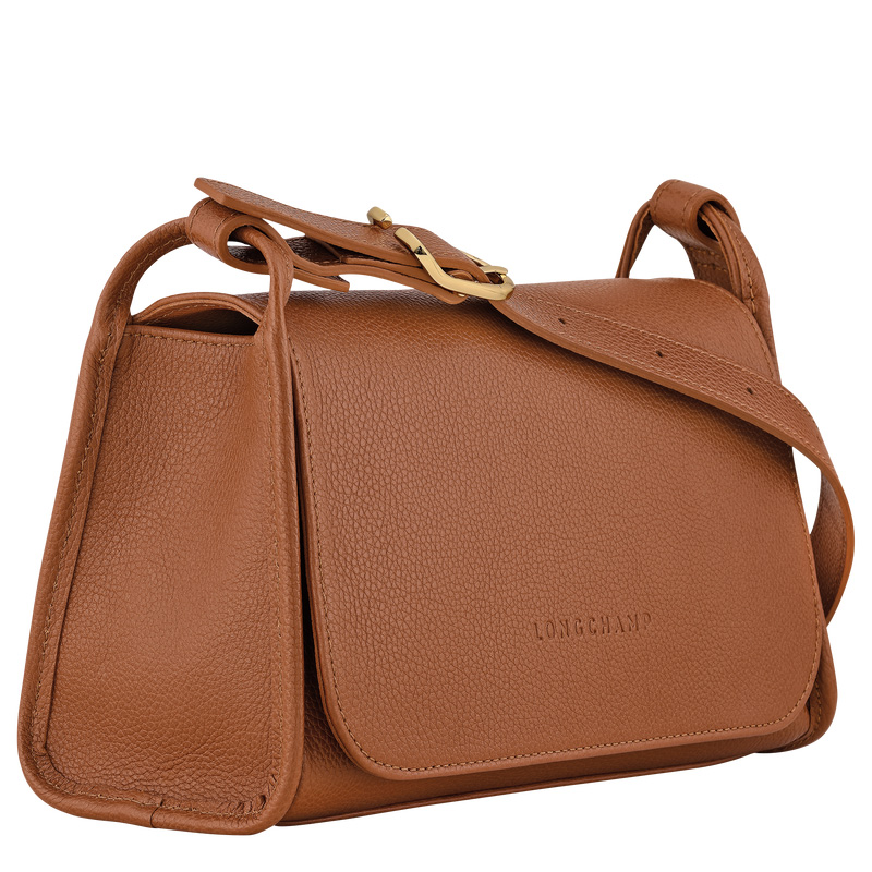 Longchamp | Le Foulonné M Crossbody bag Caramel - Leather | Caramel