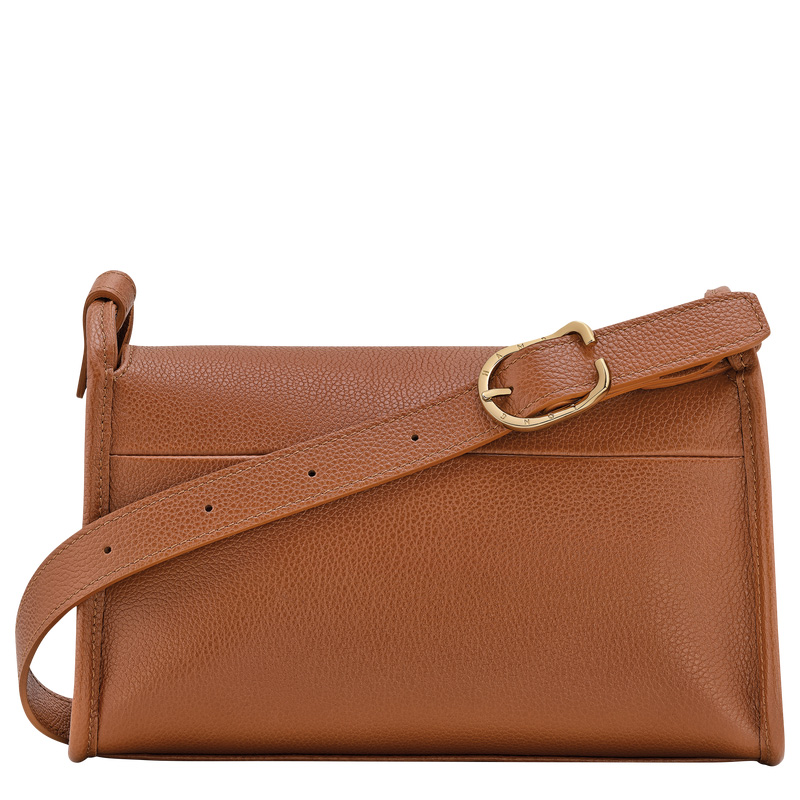 Longchamp | Le Foulonné M Crossbody bag Caramel - Leather | Caramel