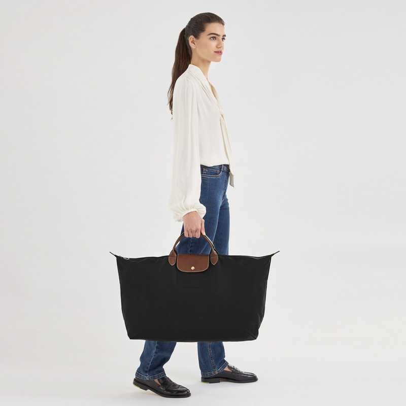 Longchamp | Le Pliage Original XL Travel bag Black - Recycled canvas | Black